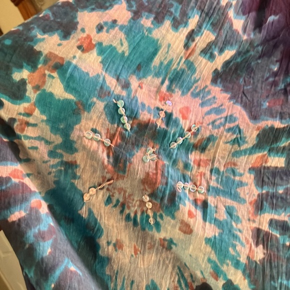 Very unique vintage boho Vasna desire dress. Sparkly beads on front ant back. - Picture 11 of 11